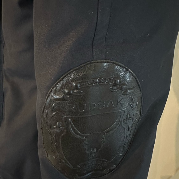 Rudsak Blue Parka size Medium with Fur and Leather - Picture 6 of 13